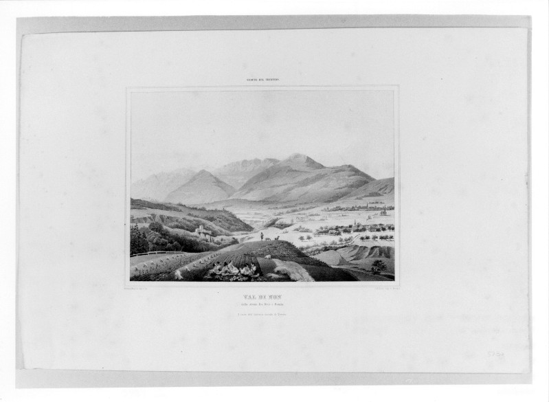 Armani B. (1844-1845 circa), Veduta della Valle di Non 2/2