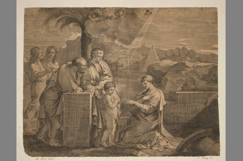 Attribuito a de Poilly F. (1650-1693), Sposalizio mistico di S. Caterina