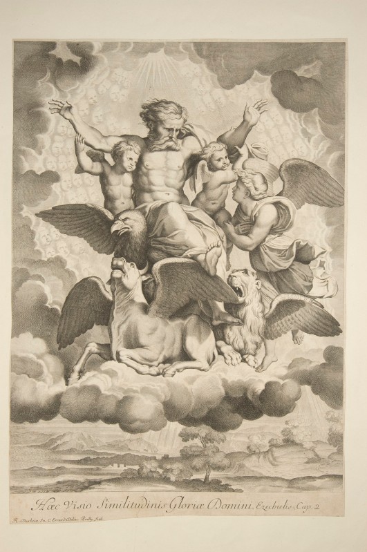 De Poilly F. (1650-1689), Visione di Ezechiele