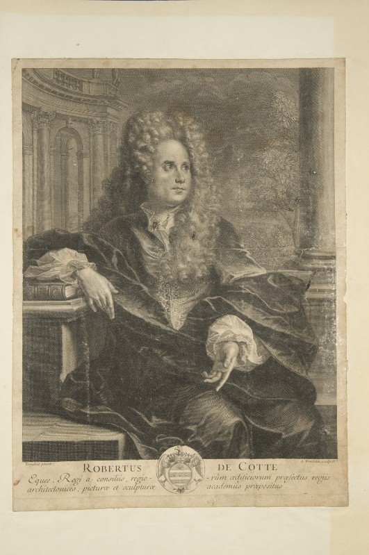 Trouvain A. (1690-1708), Ritratto di Robert de Cotte