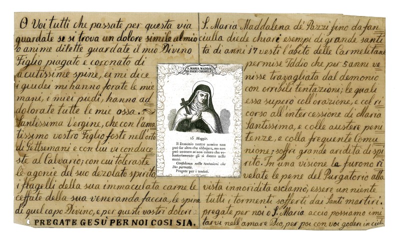 Stamperia Carrara M. (1840 circa), S. Maria Maddalena de' Pazzi