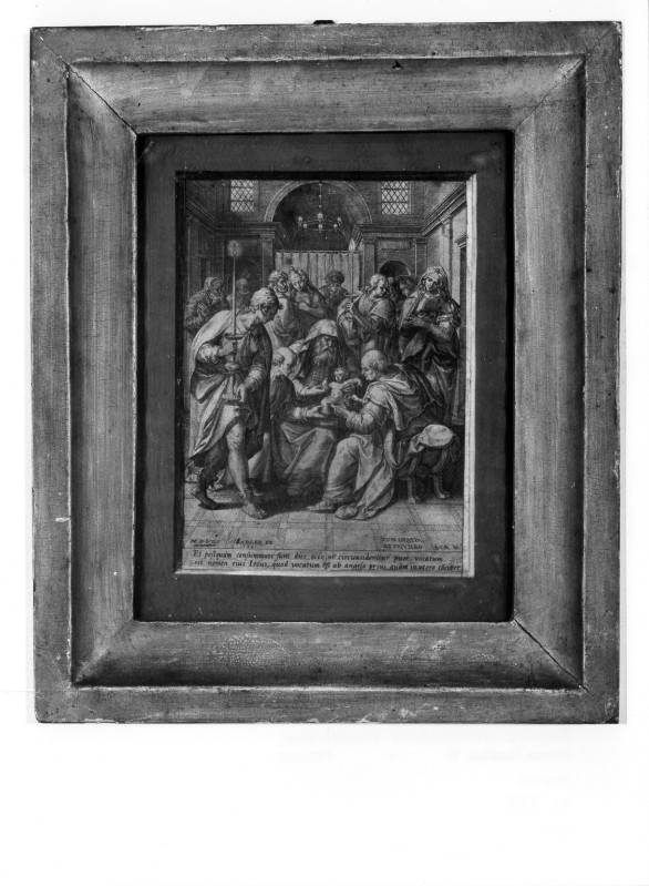 Sadeler J. I (1581), Circoncisione di Gesù Bambino