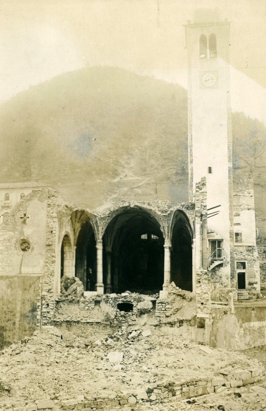 Busana E. (?) (1918-1919), Rovine della chiesa di S. Giorgio