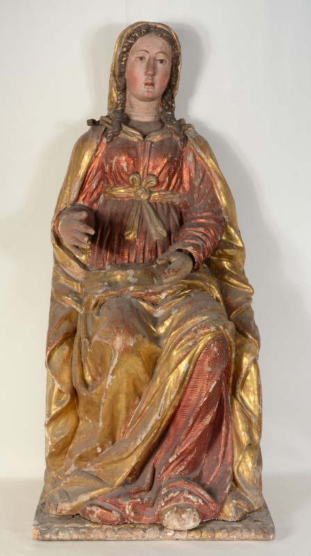 Turini S. (?) prima metà sec. XVI, Madonna in trono
