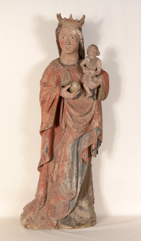 Bottega trentina primo quarto sec. XV, Madonna con Gesù Bambino
