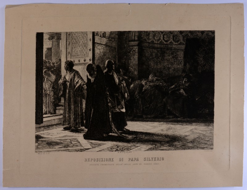 Maccari C. (1880), Deposizione di papa Silverio