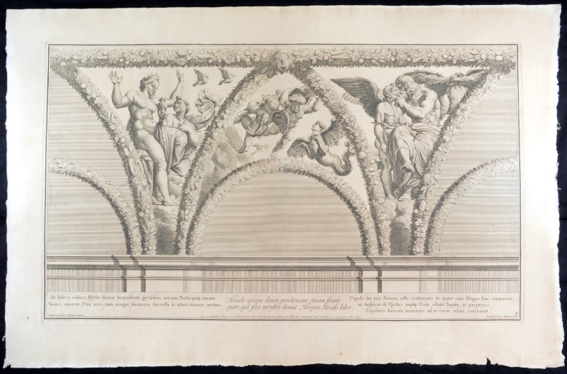 Dorigny N. (1693), Venere e Psiche Cupido e Giove dalla Loggia di Raffaello