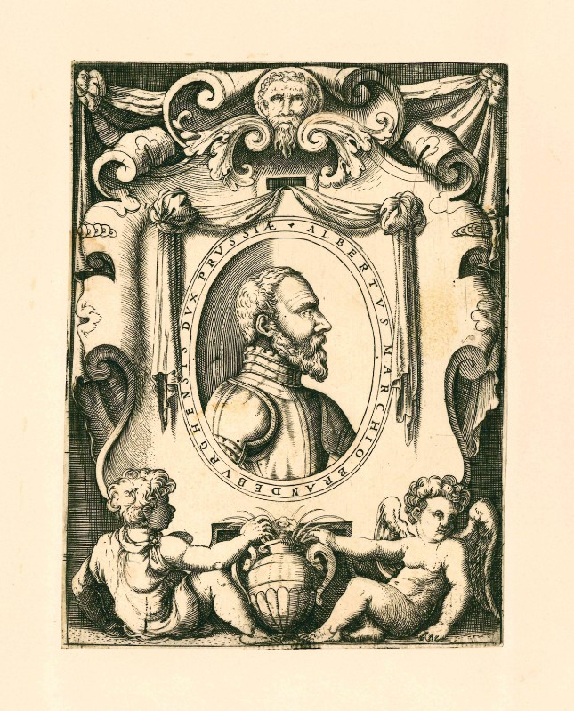 Ambito italiano (?) seconda metà sec. XVI, Ritratto di Alberto I di Brandeburgo