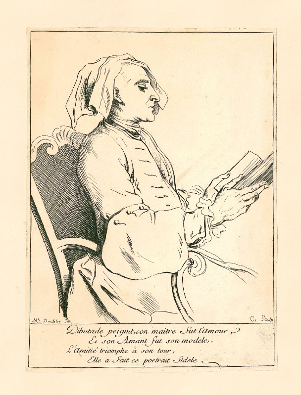 De Tubières A.-C.-P. sec. XVIII, Ritratto di Camille Falconet