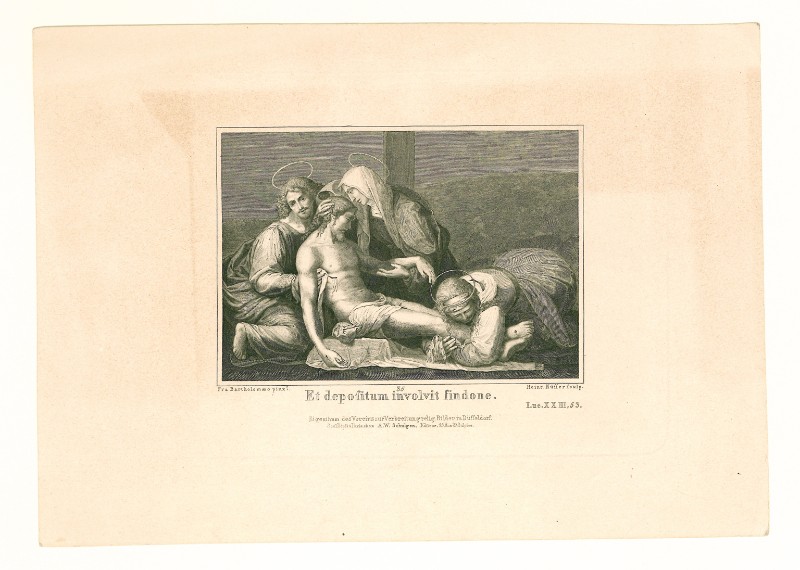 Nüsser H. (1840-1845), Compianto sul Cristo morto