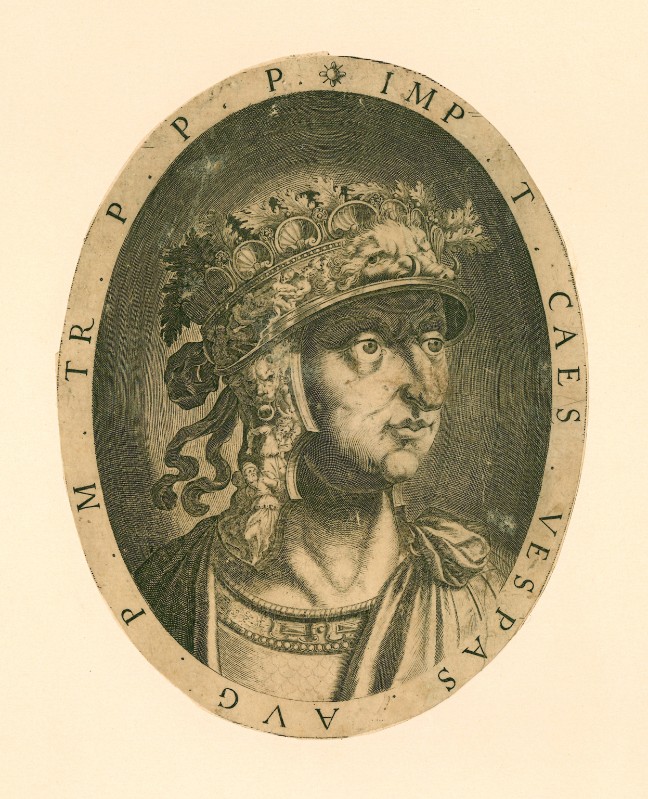 Ambito italiano (?) sec. XVI, Imperatore Vespasiano