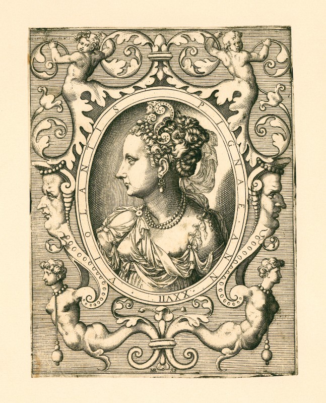 Rota M. (1568 circa), Ritratto di Violante Pigna