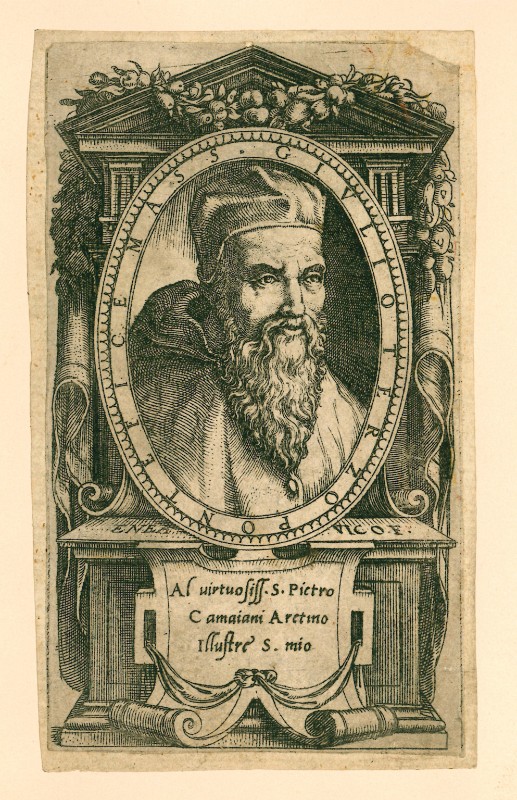 Vico E. (1550-1555), Ritratto di Papa Giulio III