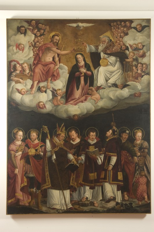 Naurizio P. (1583), Incoronazione della Madonna e santi