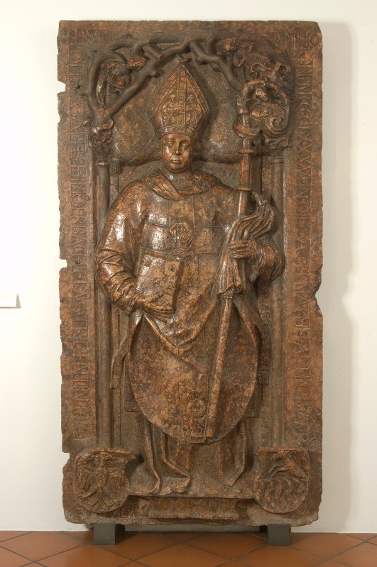 Maestranze trentine (1465-1486), Lastra tombale di Giovanni Hinderbach