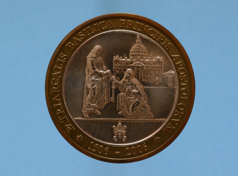 Giandomenico S. (2006), Medaglia V centenario della basilica di S. Pietro 2/2