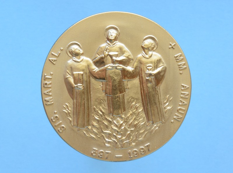 Conta L. (2000), Medaglia di S. Vigilio in argento dorato
