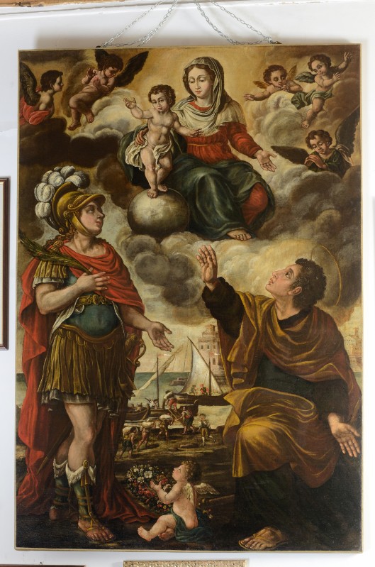 Conti Luigi (1834), Madonna con Bambino e santi