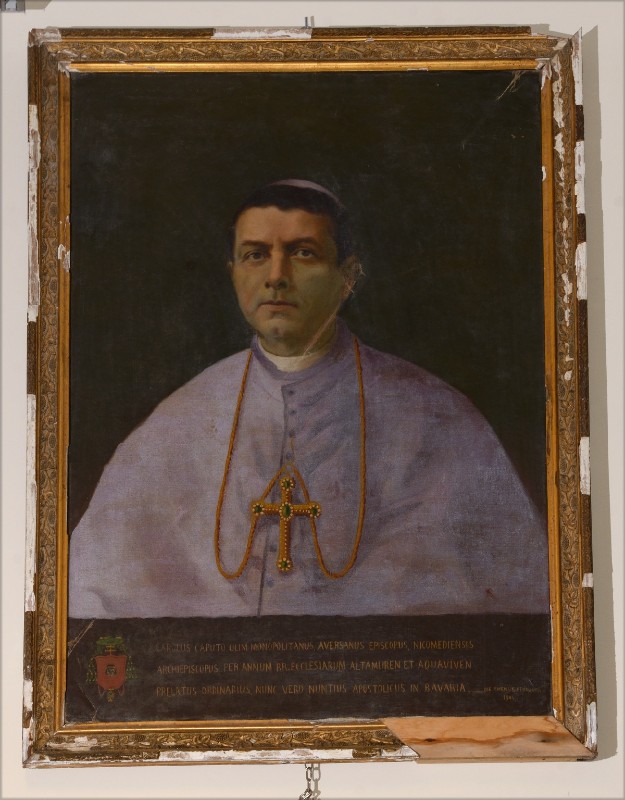 Ambito pugliese sec. XX, Dipinto dell'Arcivescovo Carlo Caputo