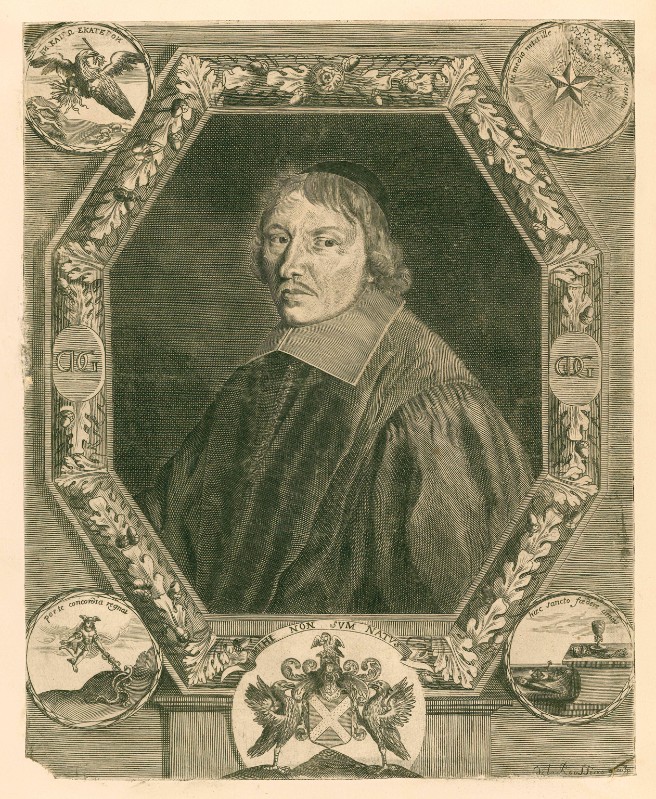 De la Roussière F. terzo quarto sec. XVII, Ritratto di ecclesiastico francese