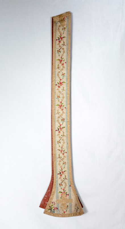 Manifattura lionese (1770-1780), Stola bianca 1/2
