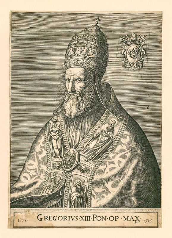 Ambito italiano (?) (1572-1585), Ritratto di Papa Gregorio XIII