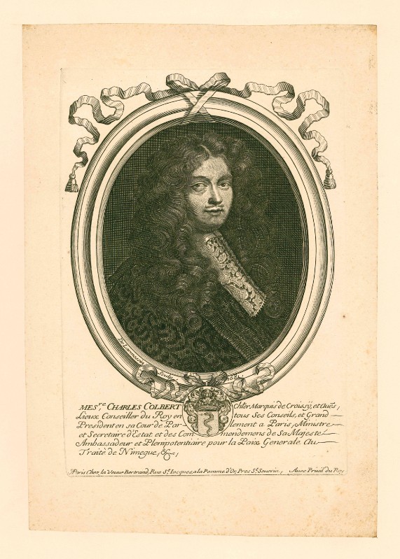 Larmessin N. (1681), Ritratto di Charles Colbert