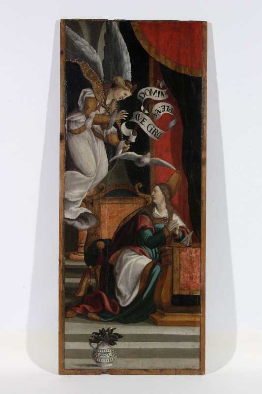 Dill Riemenschneider B. (1541), Anta di polittico con Annunciazione e Natività