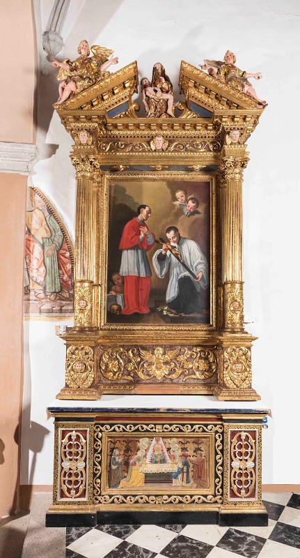 Attribuito a Ramus G. B. (1634-1635), Altare di S. Carlo Borromeo
