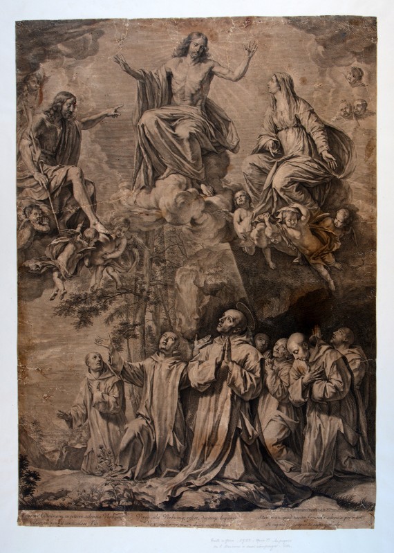 Pitau N. (1657), S. Brunone e compagni hanno la visione di Gesù Cristo in gloria