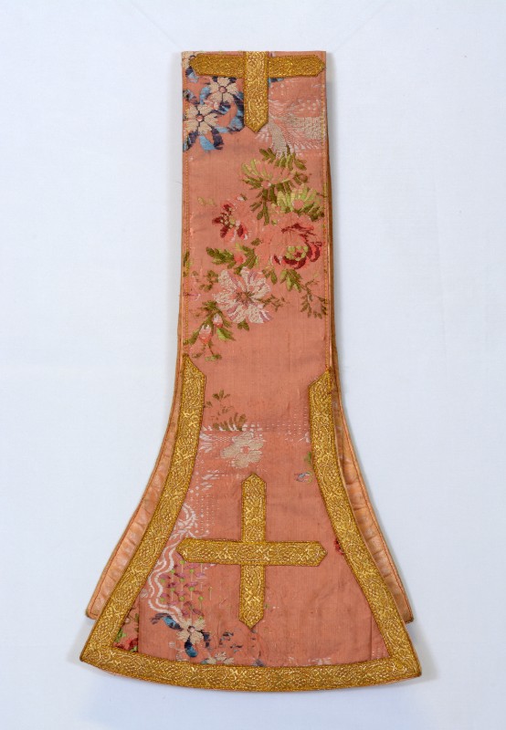 Manifattura italiana (1760-1770), Manipolo rosa con nastri a pizzo