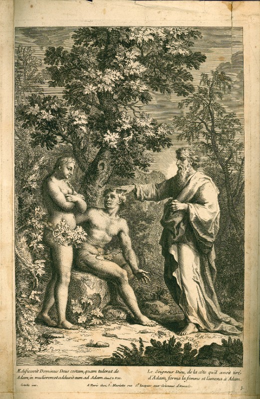 Cotelle J. fine sec. XVII, Creazione di Eva
