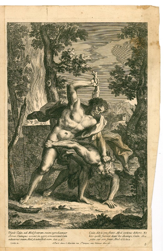 Cotelle J. fine sec. XVII, Caino uccide Abele