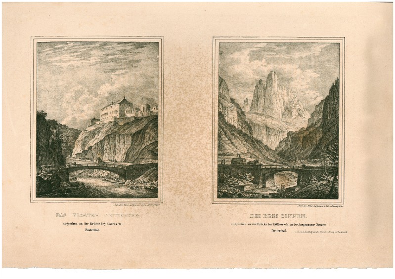 Tipografia Wagner (1835), Vedute del Tirolo