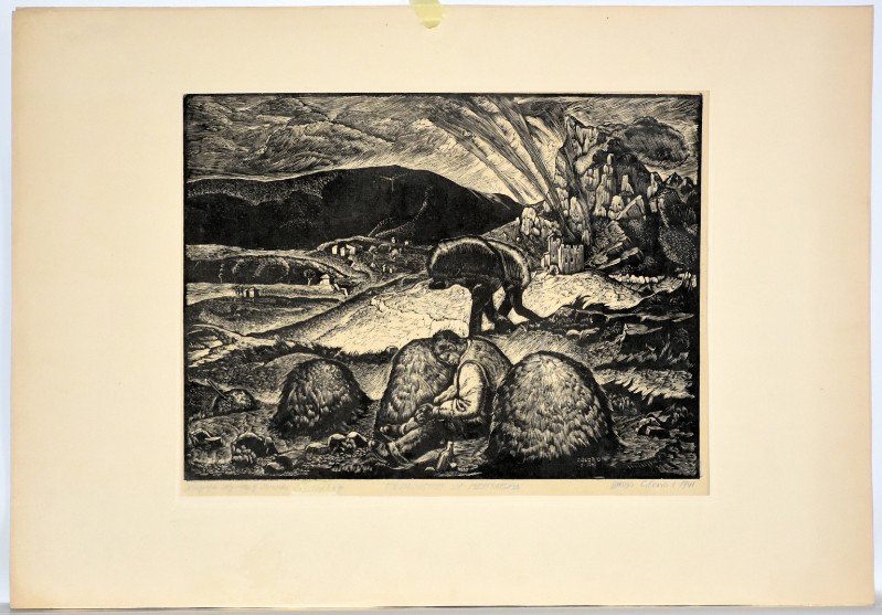 Colorio B. (1941), Fienagione in montagna