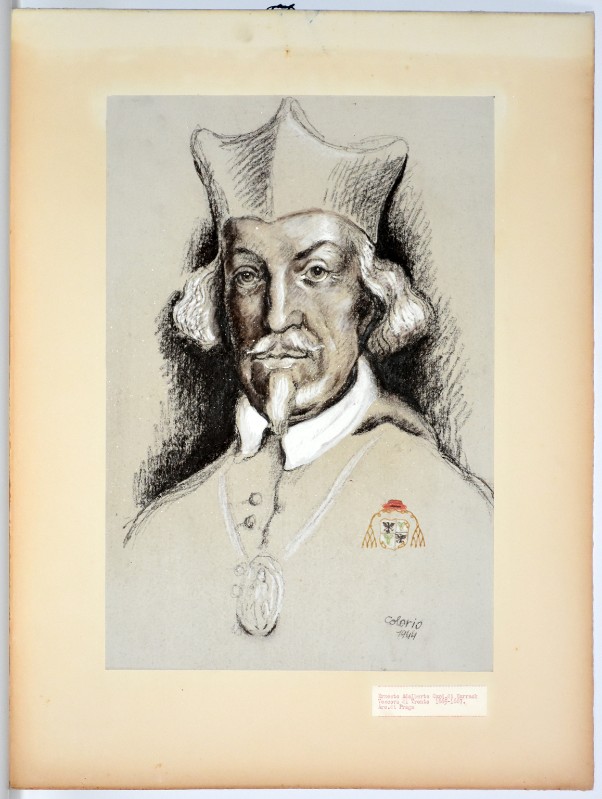 Colorio B. (1944), Ritratto del cardinale Ernesto Adalberto d'Harrach