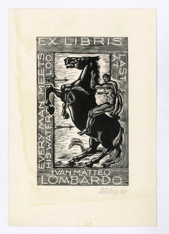 Colorio B. (1948), Ex libris di I. M. Lombardo 2/2