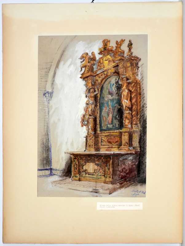 Colorio B. (1944), Altare della chiesa vecchia di Miola
