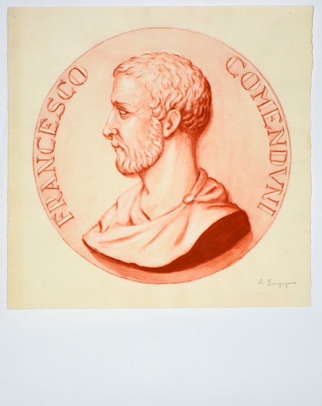 Borgogno A. (1950 circa), Medaglia con ritratto di Giovanni Francesco Commendone