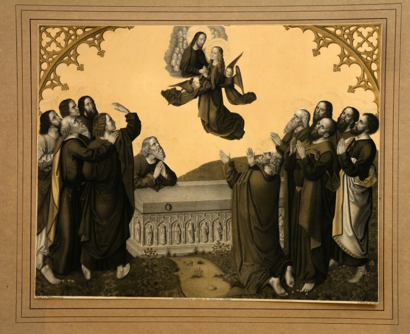 Heindel C. (1832), Assunzione della Madonna con i dodici apostoli