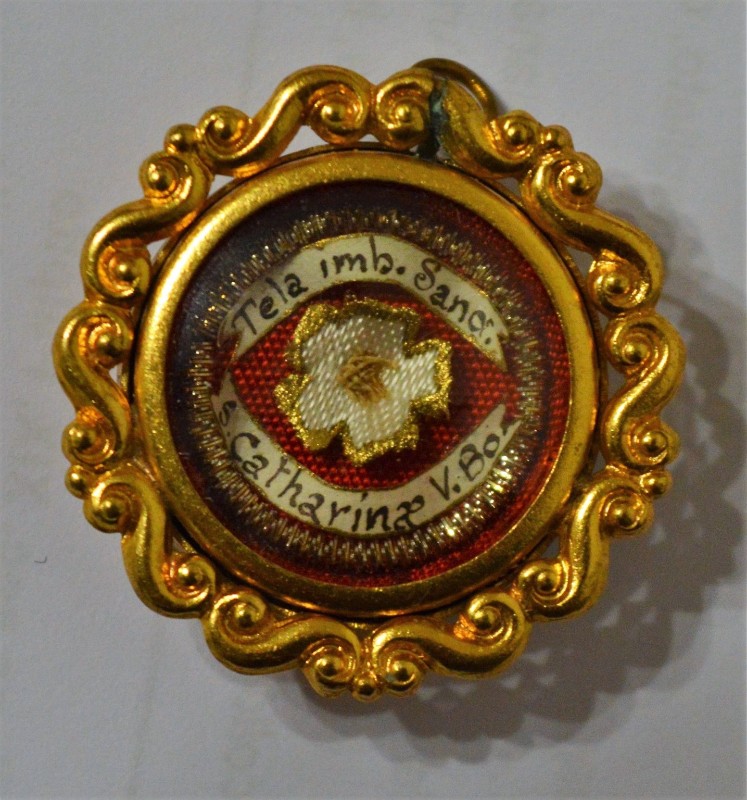Bottega italiana sec. XX., Reliquiario di Santa Caterina da Bologna