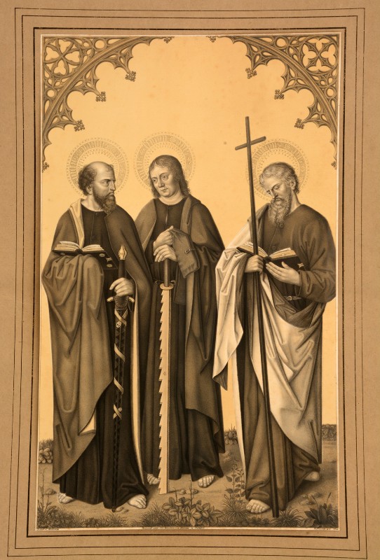 Strixner J. N. (1823), S. Paolo con S. Simone e S. Filippo