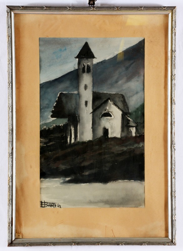 Buratti E. (1942), Chiesetta di montagna