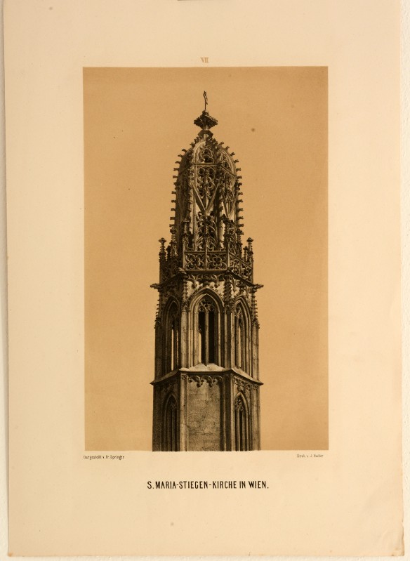 Edizioni Springer-Waldheim (1856), Campanile di S. Maria sulla Riva a Vienna