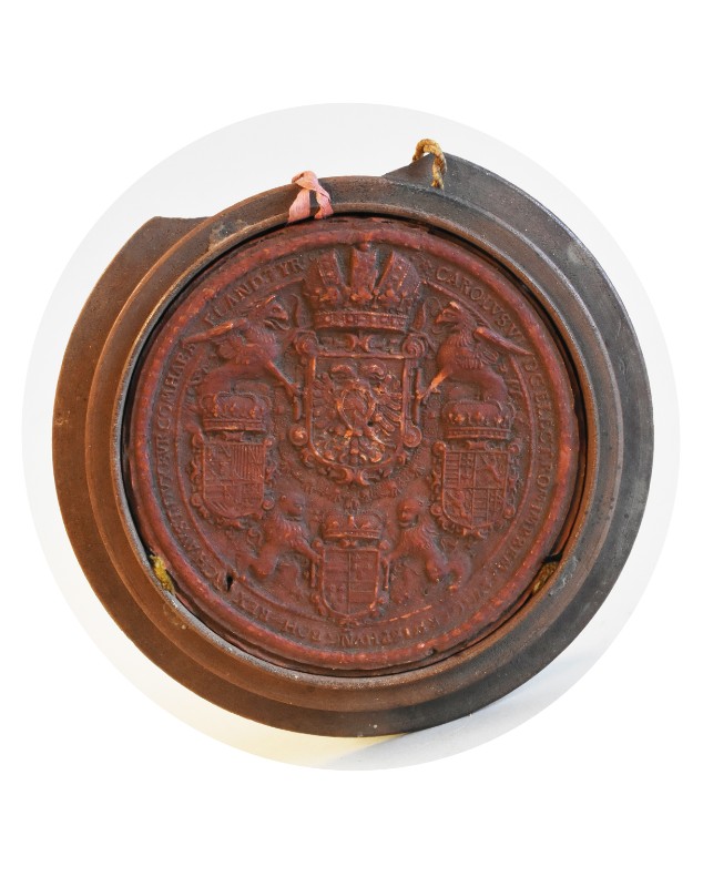 Bottega tedesca (1711-1740), Impronta di sigillo di Carlo VI d'Asburgo