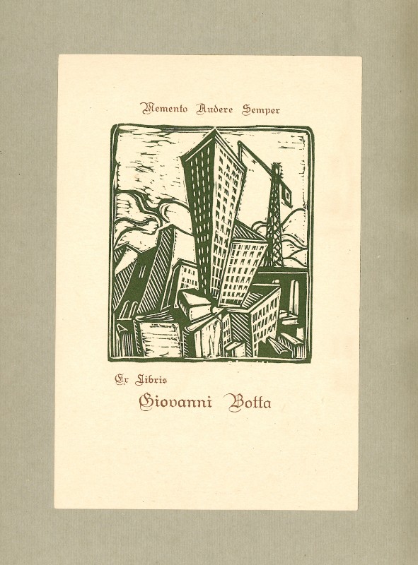 Baldinelli A. prima metà sec. XX, Ex libris di G. Botta