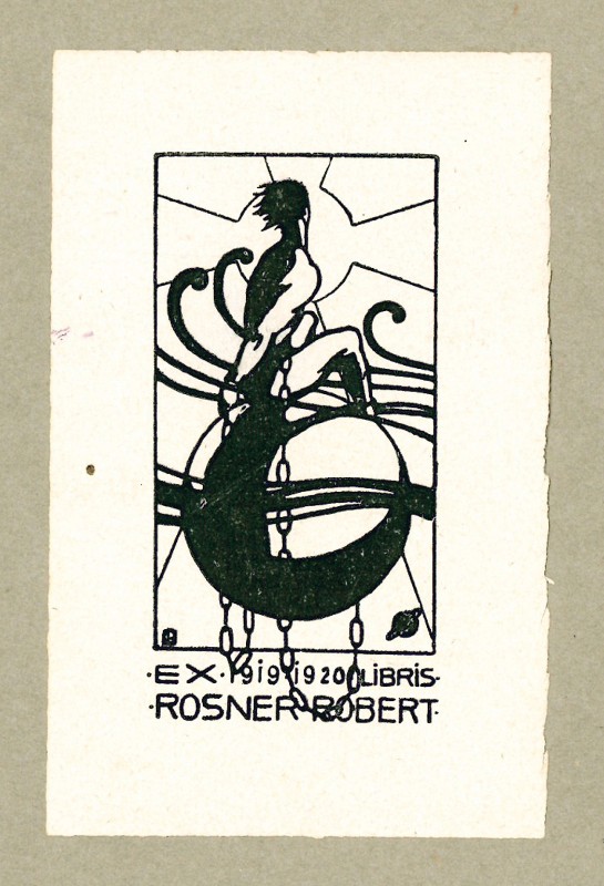 Brossek O. (1920), Ex libris di R. Rosner