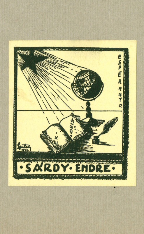 Szentesi (1937), Ex libris di E. Sárdy