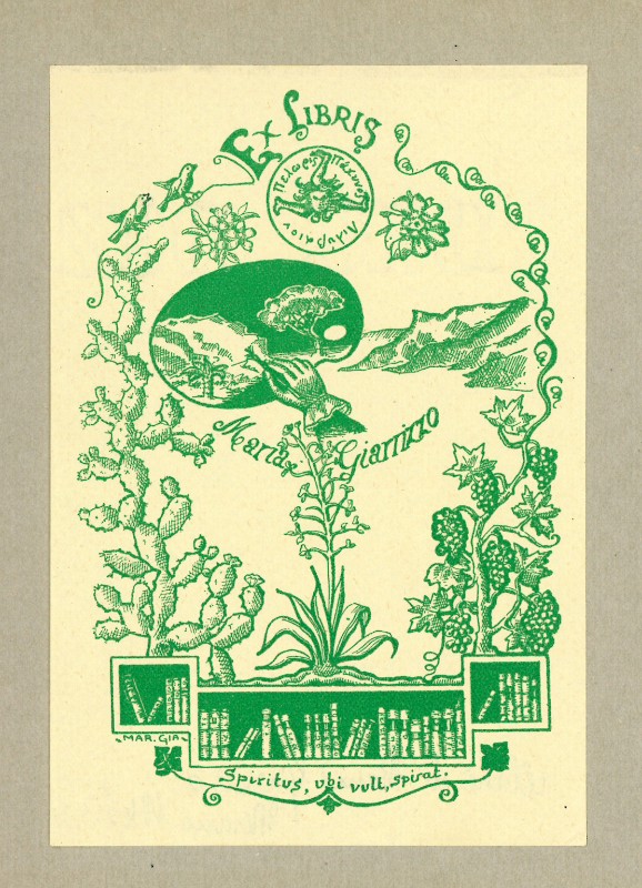 Giarrizzo M. (1946), Ex libris di M. Giarrizzo 1/2