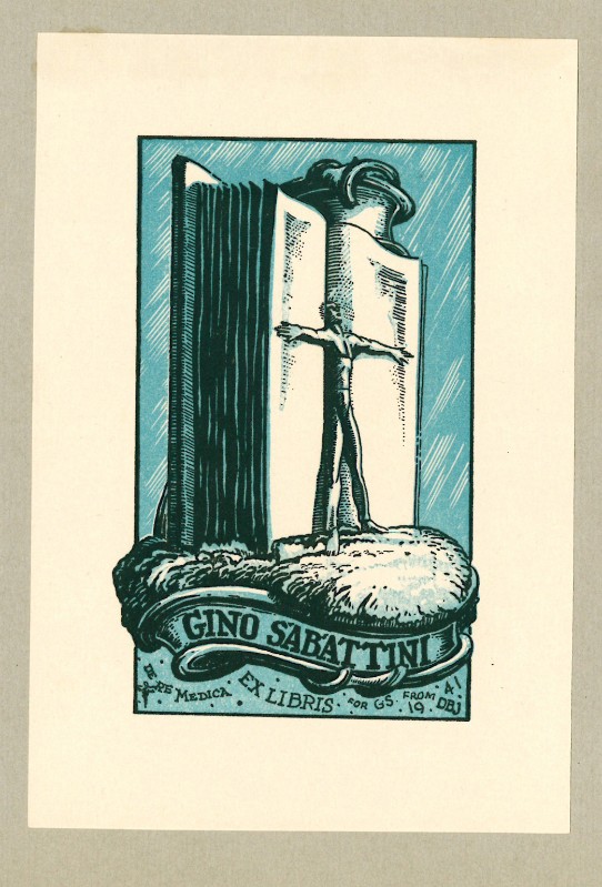 Burne Jones D. (1941), Ex libris di G. Sabattini